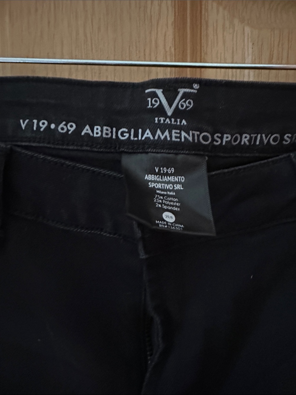 Versace Black Skinny Stretch Jeans - Picture 2 of 3